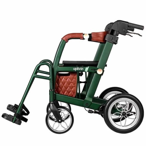 Uplivin Glide 2-in-1 Rollator & Rolstoel – Lichtgewicht – Opvouwbaar & Comfortabel