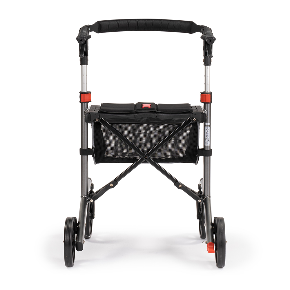 MultiMotion Trollimaster RA60 rollator low en standaard - Donkergrijs - Afbeelding 2