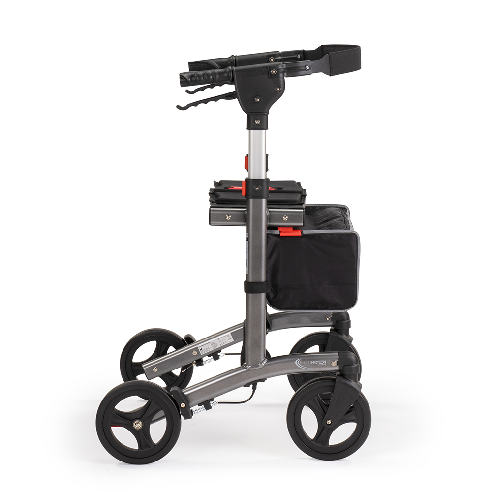 MultiMotion Trollimaster RA60 rollator low en standaard - Donkergrijs - Afbeelding 4