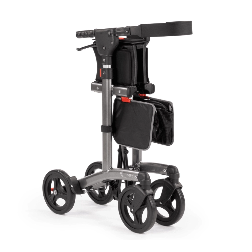 MultiMotion Trollimaster RA60 rollator low en standaard - Donkergrijs - Afbeelding 5