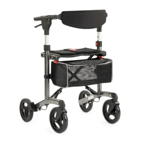 MultiMotion Trollimaster RA60 rollator low en standaard - Donkergrijs